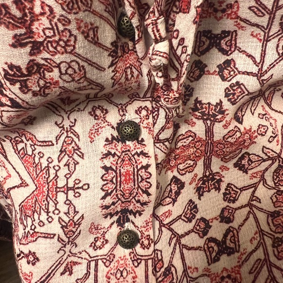 Lucky Brand Bohemian Patterned Blouse - Picture 8 of 8